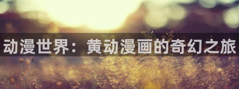 其他动漫之家动漫：动漫世界：黄动漫画的奇幻之旅
